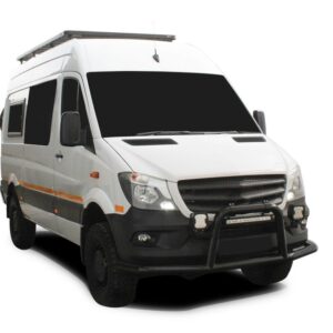 Mercedes-Benz Sprinter 144in/170in / L2/L3 / MWB/LWB Wheelbase w/o OEM Tracks (2006-Current) Slimline II Roof Rack Kit